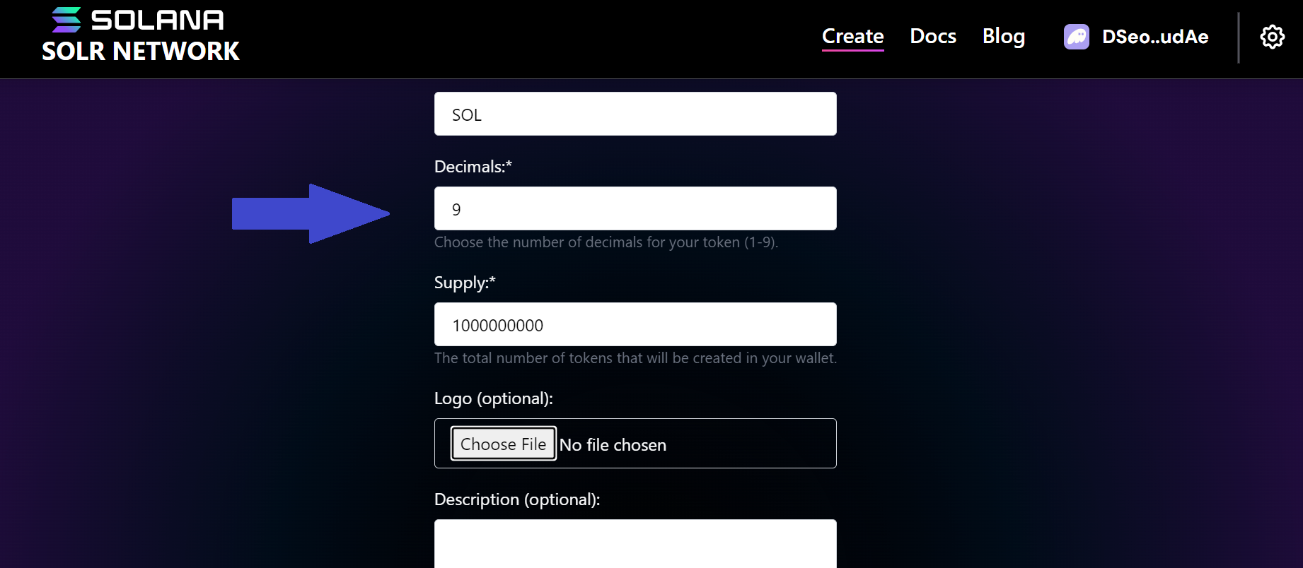 Create solana token (96) foto
